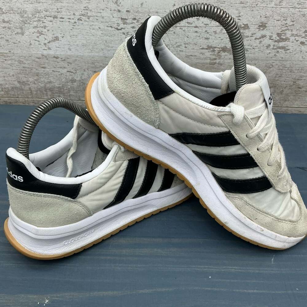 Adidas Run 70s 2.0 Women's White Black Cloudfoam Sneakers Size US 6 IH8594